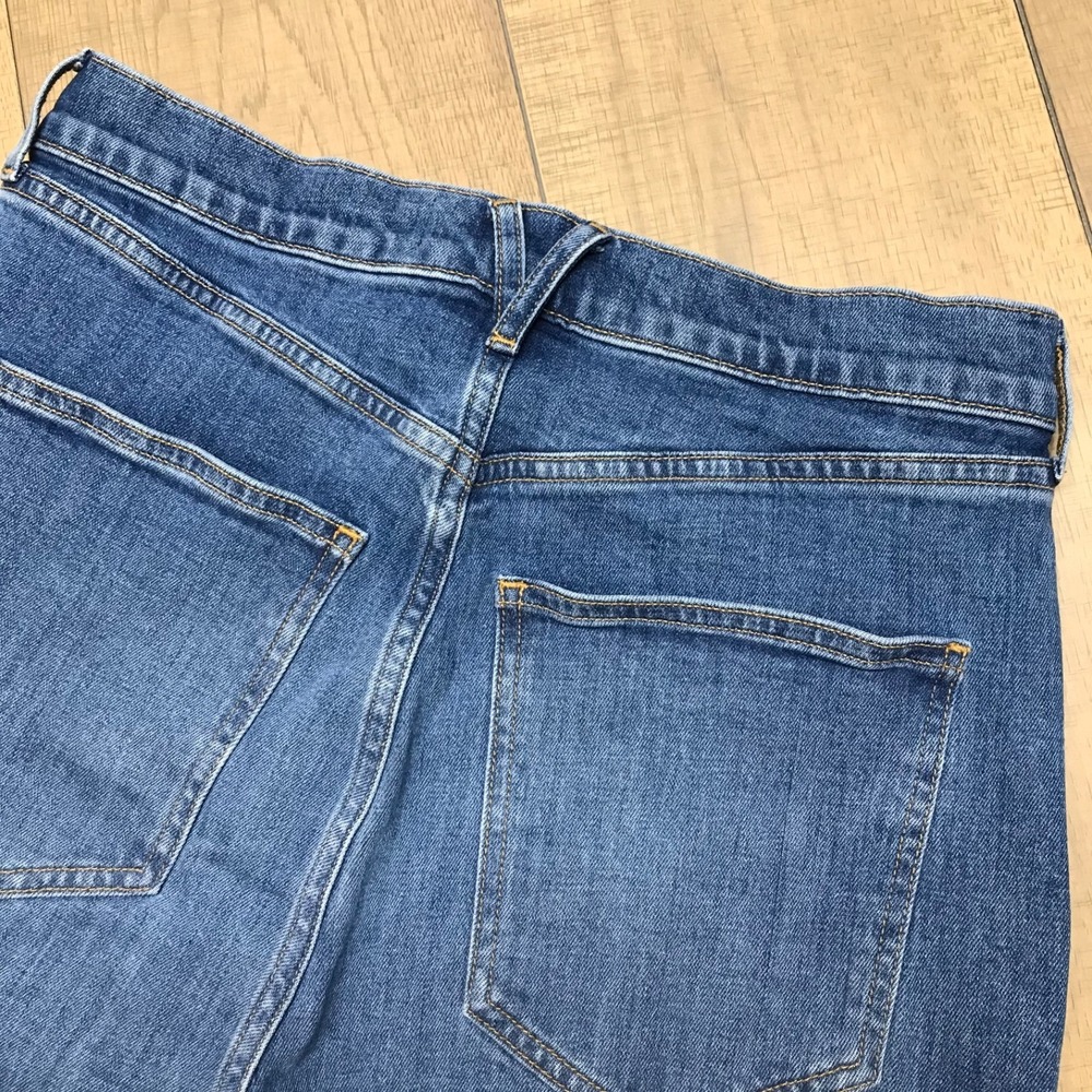 Veronica Beard Taylor Wide Leg Crop Jeans Womens 30 High Rise Serendipity Blue - Picture 3 of 14